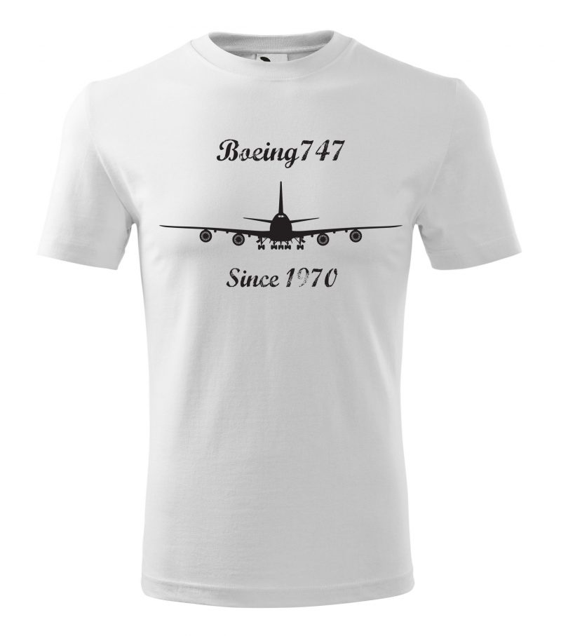 Tričko Boeing 747 - Od roku 1970 v Nebi i na Zemi - Image 3