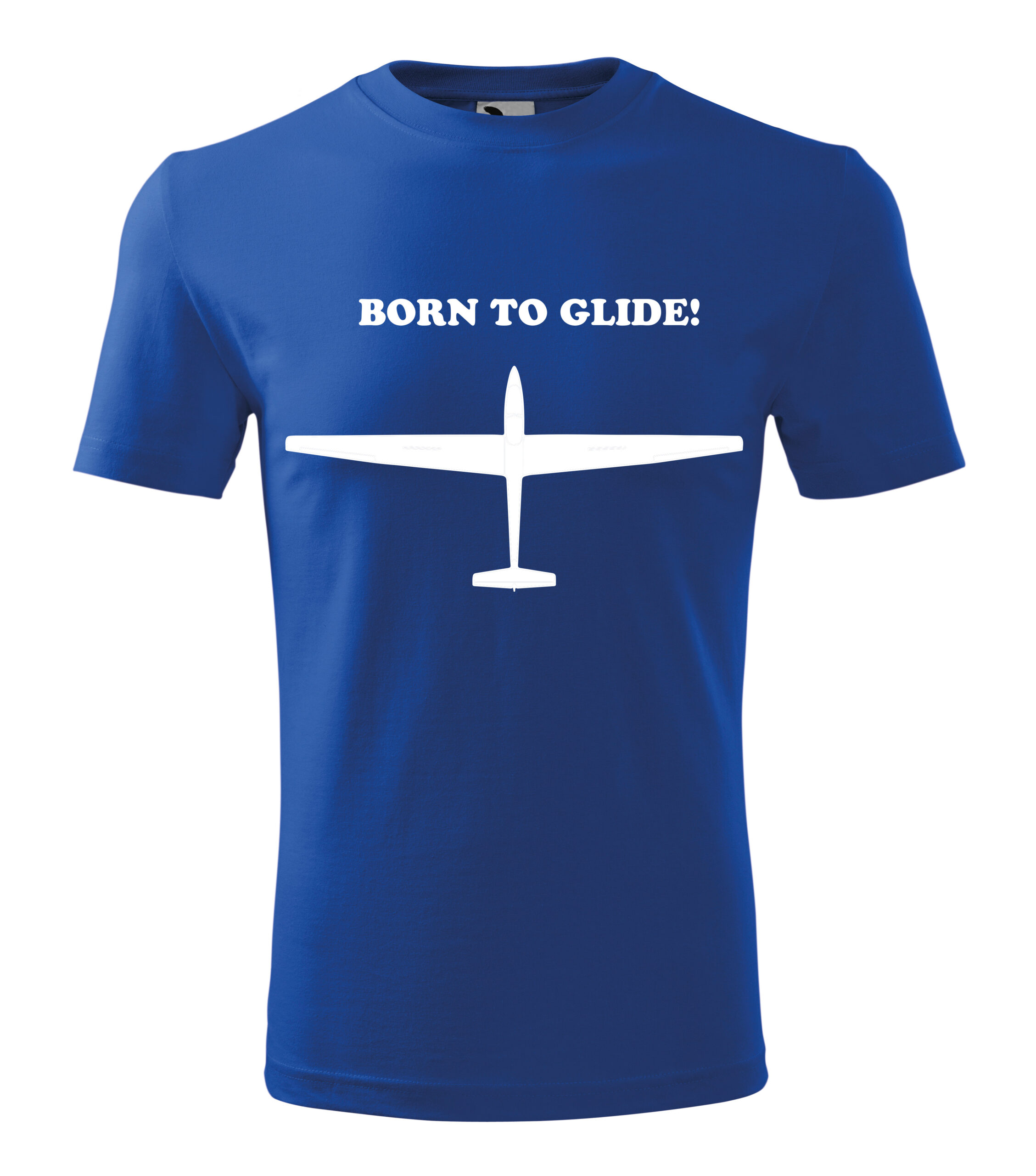Tričko - Born to Glide, modré