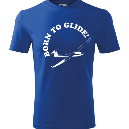 Born to glide #2 - Modré tričko