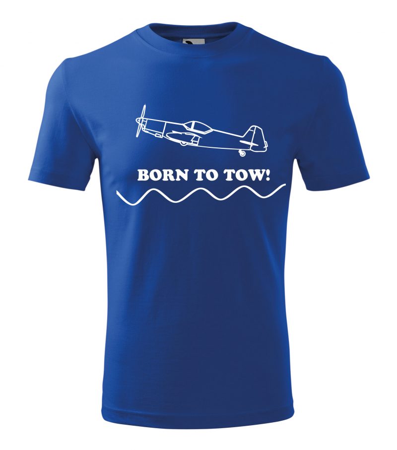 Tričko Born to Tow, modré