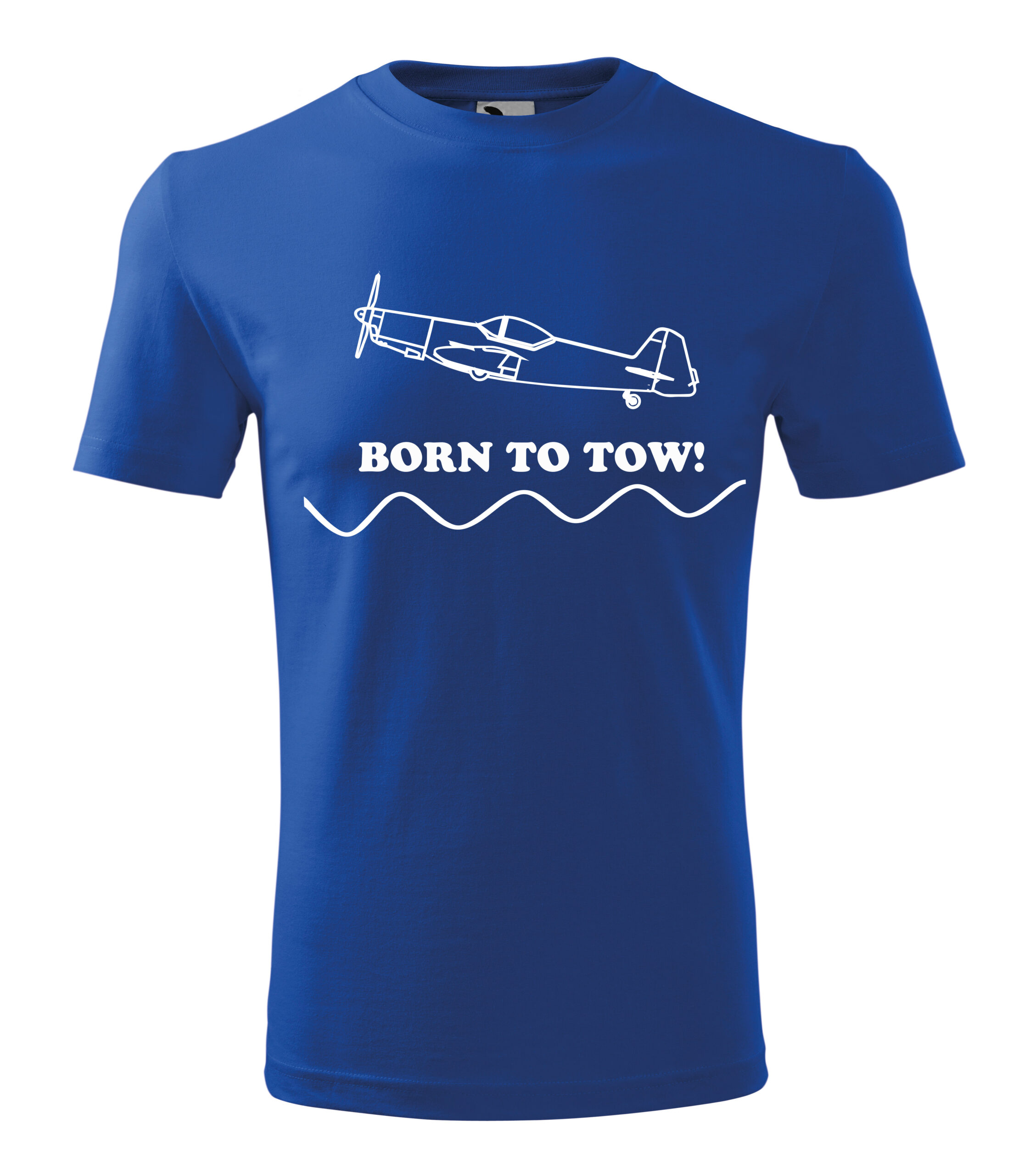 Tričko Born to Tow, modré