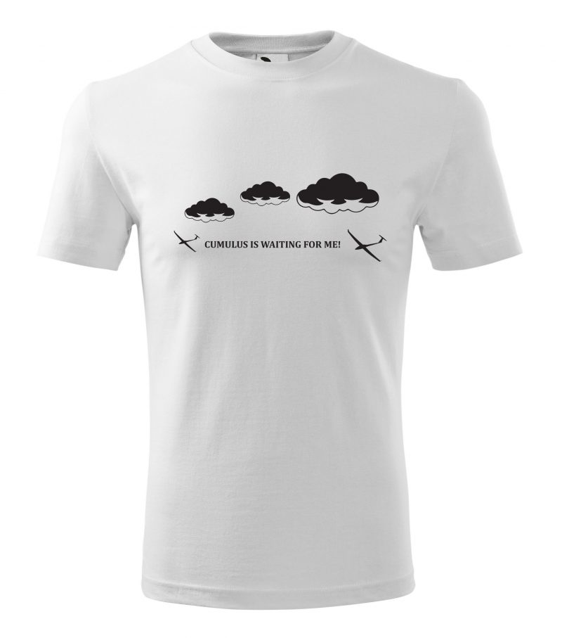Tričko Cumulus is Waiting For Me! - bílé