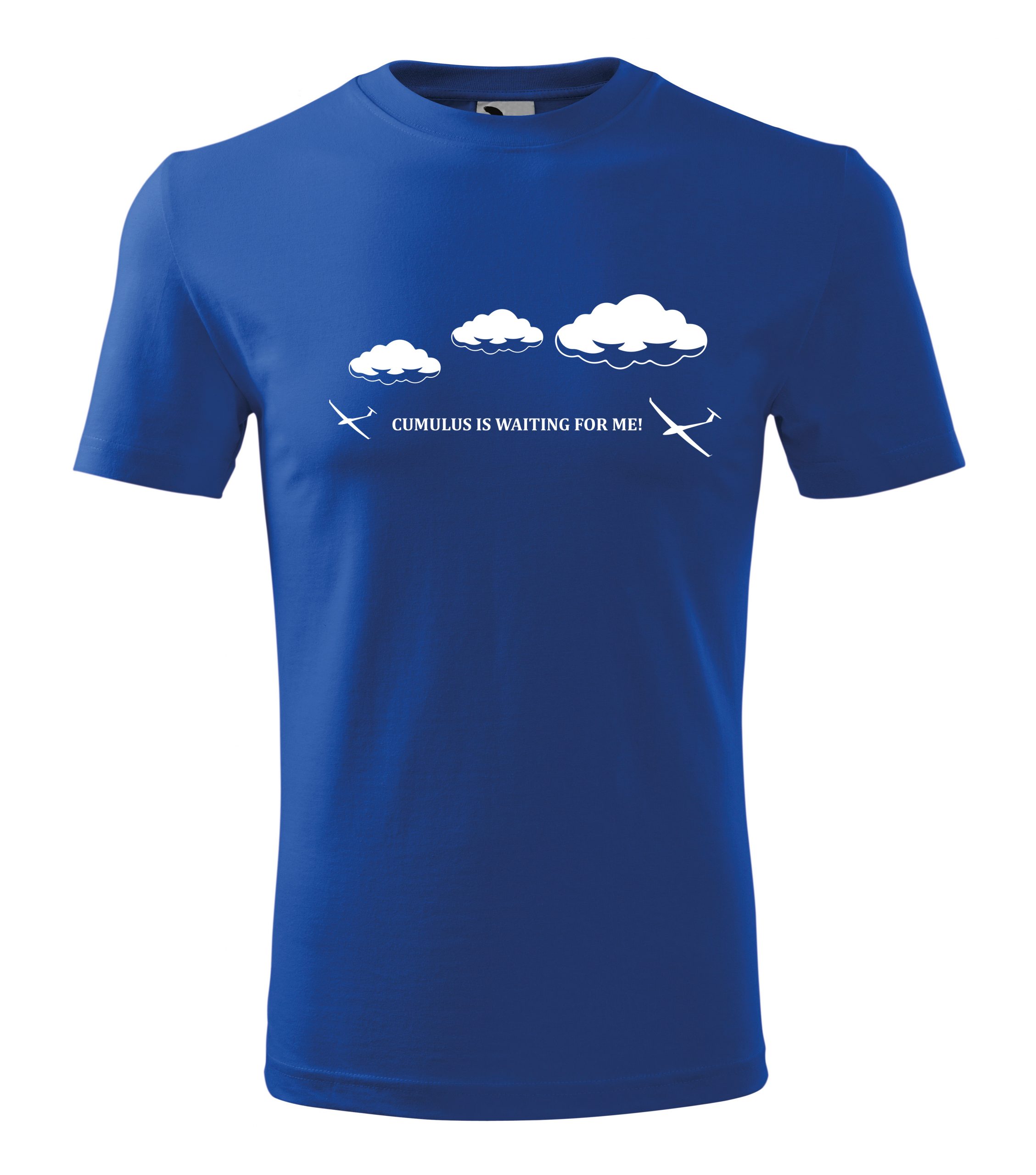 Tričko Cumulus is Waiting For Me! - modré