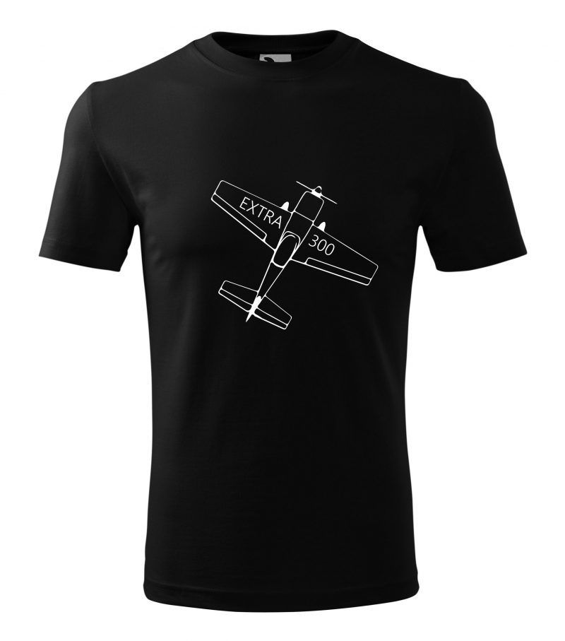 Extra 300, letecké tričko černé