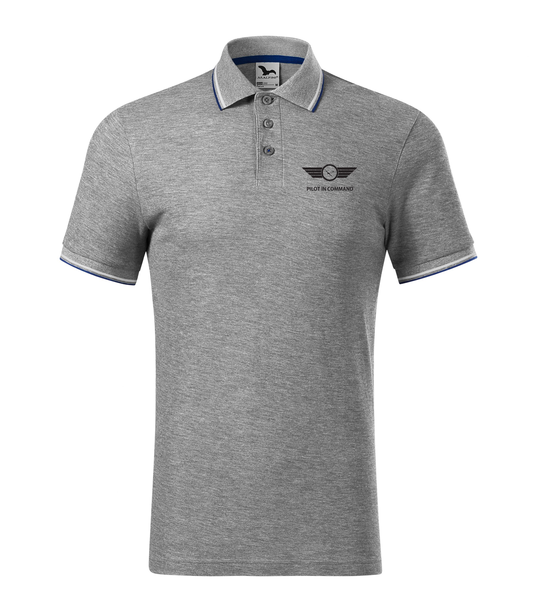 Aerostyle Elegance, letecké polo tričko šedé