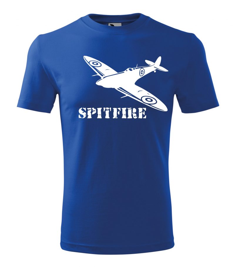 Spitfire tričko modré